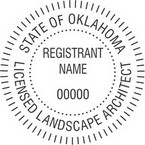 Oklahoma Licensed Landscape Architect Seals