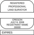 Oregon Registered Professional Land Surveyor Seals