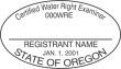 Oregon Certified Water Right Examiner Seals