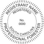South Carolina Registered Professional Forester Seals