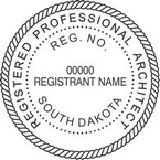 South Dakota Registered Professional Architect Seals