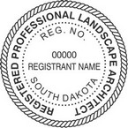 South Dakota Registered Professional Landscape Architect Seals