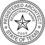Texas Registered Architect Seals