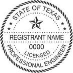 Texas Licensed Professional Engineer Seals
