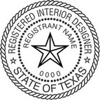 Texas Registered Interior Designer Seals
