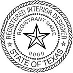 Texas Registered Interior Designer Seals