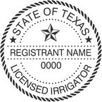 Texas Licensed Irrigator Seals