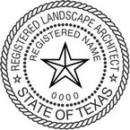 Texas Registered Landscape Architect Seals