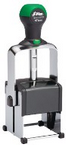 Shiny self-inking heavy metal stamps made daily online. Has a heavy metal frame tested for over 1,000,000 impressions. Select from 8 bright colors in water-based ink that will last for several thousand impressions before re-inking. 100% Guaranteed.