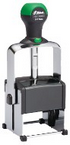 Shiny self-inking heavy metal stamps made daily online. Has a heavy metal frame tested for over 1,000,000 impressions. Select from 8 bright colors in water-based ink that will last for several thousand impressions before re-inking. 100% Guaranteed.