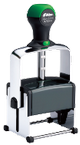 Shiny self-inking heavy metal stamps made daily online. Has a heavy metal frame tested for over 1,000,000 impressions. Select from 8 bright colors in water-based ink that will last for several thousand impressions before re-inking. 100% Guaranteed.