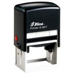 Shiny self-inking stamps made daily online. Select from 8 bright colors for the built-in removable ink pad that will last for several thousand impressions. 100% Guaranteed. Excellent customer service. Same day shipping. No sales tax - ever!