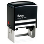 Shiny self-inking stamps made daily online. Select from 8 bright colors for the built-in removable ink pad that will last for several thousand impressions. 100% Guaranteed. Excellent customer service. Same day shipping. No sales tax - ever!