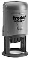 Trodat 46140 round date stamps made daily online. Free same day shipping. Excellent customer service. No sales tax - ever.