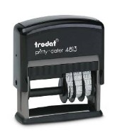 Trodat Printy 4813 Local Date Stamp made daily online. Free same day shipping. Excellent customer service. No sales tax - ever.
