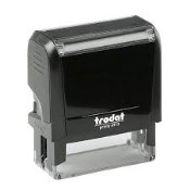 Trodat 4913 self-inking bank endorsement stamp made daily online! Free Same Day Shipping. No sales tax - ever!