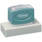 The Xstamper N24 custom stamp is a pre-inked stamp that can be personalized with your custom message or image.